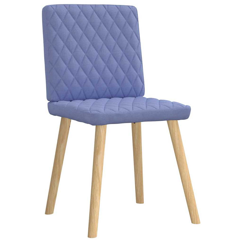 vidaXL étkezőszékek 2 db Jeans kék szövet