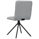 vidaXL 2 db világosszürke szövet étkezőszék