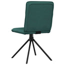 vidaXL 2 db sötétzöld szövet étkezőszék