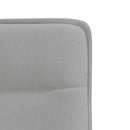 vidaXL étkezőszékek 2 db Felhőszürke szövet