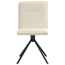 vidaXL 2 db vászon étkezőszék