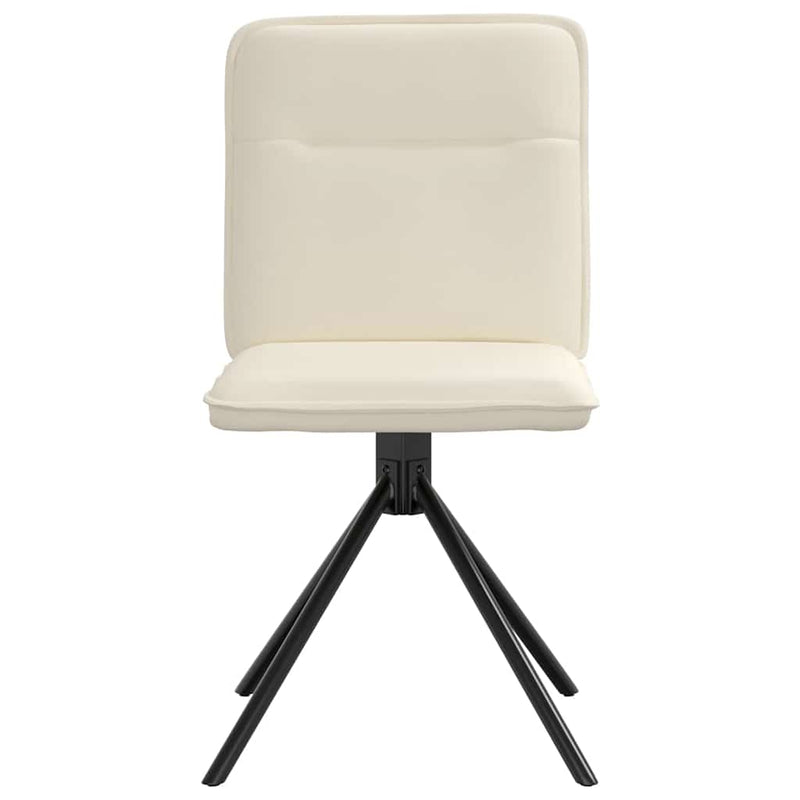 vidaXL 2 db vászon étkezőszék