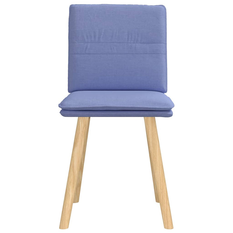 vidaXL étkezőszékek 2 db Jeans kék szövet