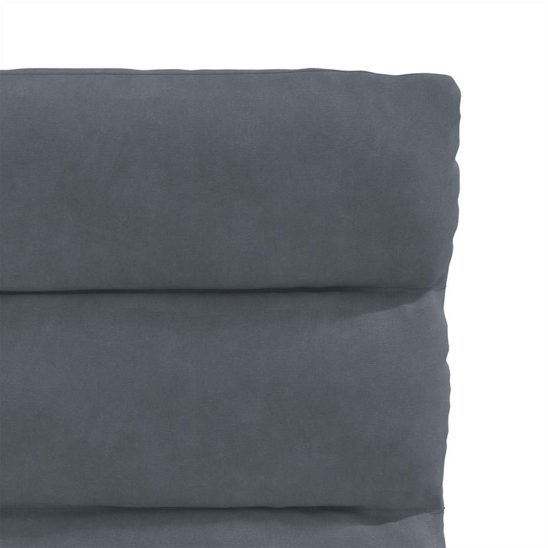 vidaXL 2 db sötétszürke bársony étkezőszék