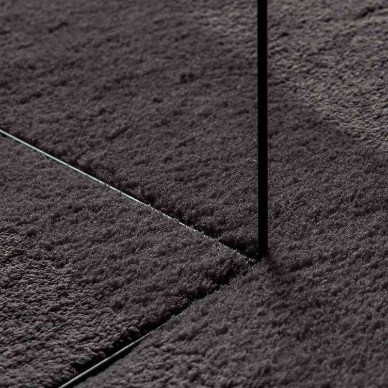 vidaXL Szőnyeg HUARTE Antracit 150 x 80 cm 100% poliészter