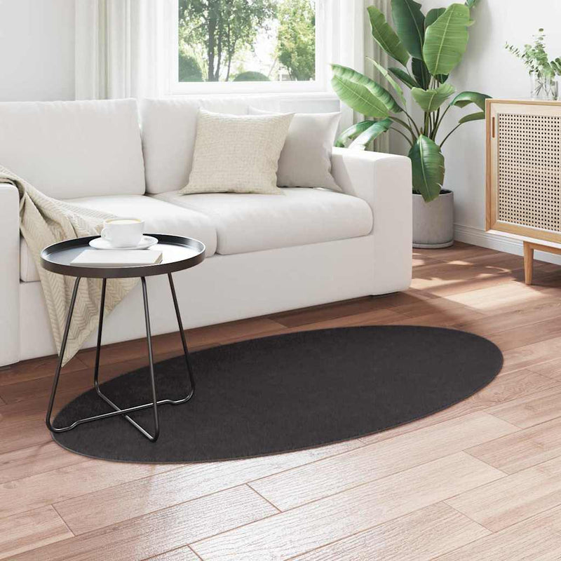 vidaXL Szőnyeg HUARTE Antracit 80 x 150 cm Poliészter