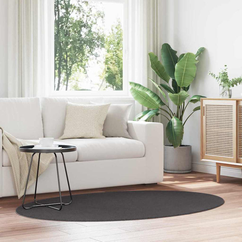 vidaXL Szőnyeg HUARTE Antracit 100 x 200 cm Poliészter