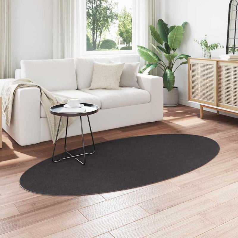 vidaXL Szőnyeg HUARTE Antracit 100 x 200 cm Poliészter
