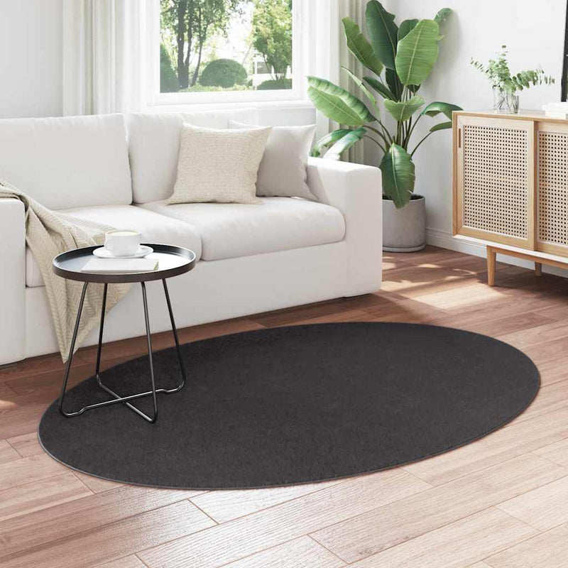 vidaXL Szőnyeg HUARTE Antracit 170 x 120 cm 100% poliészter