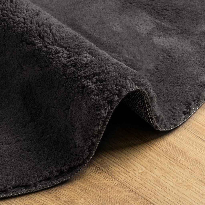 vidaXL Szőnyeg HUARTE Antracit 230 x 160 cm 100% poliészter