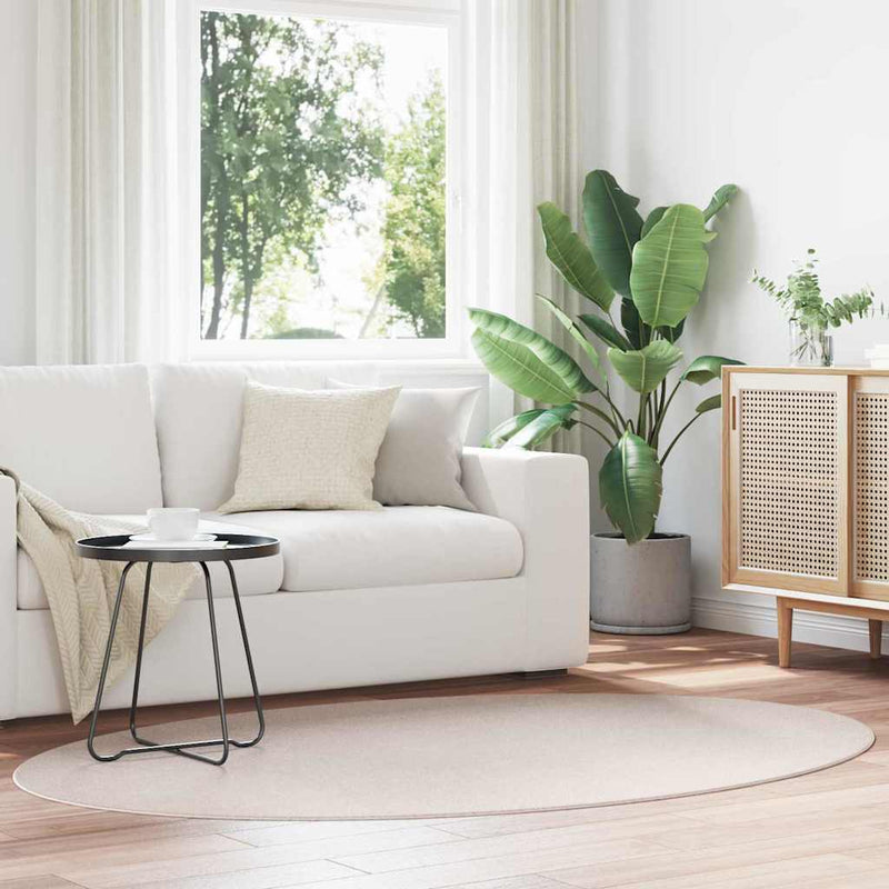 vidaXL Szőnyeg HUARTE Homokszín 170 x 120 cm 100% poliészter