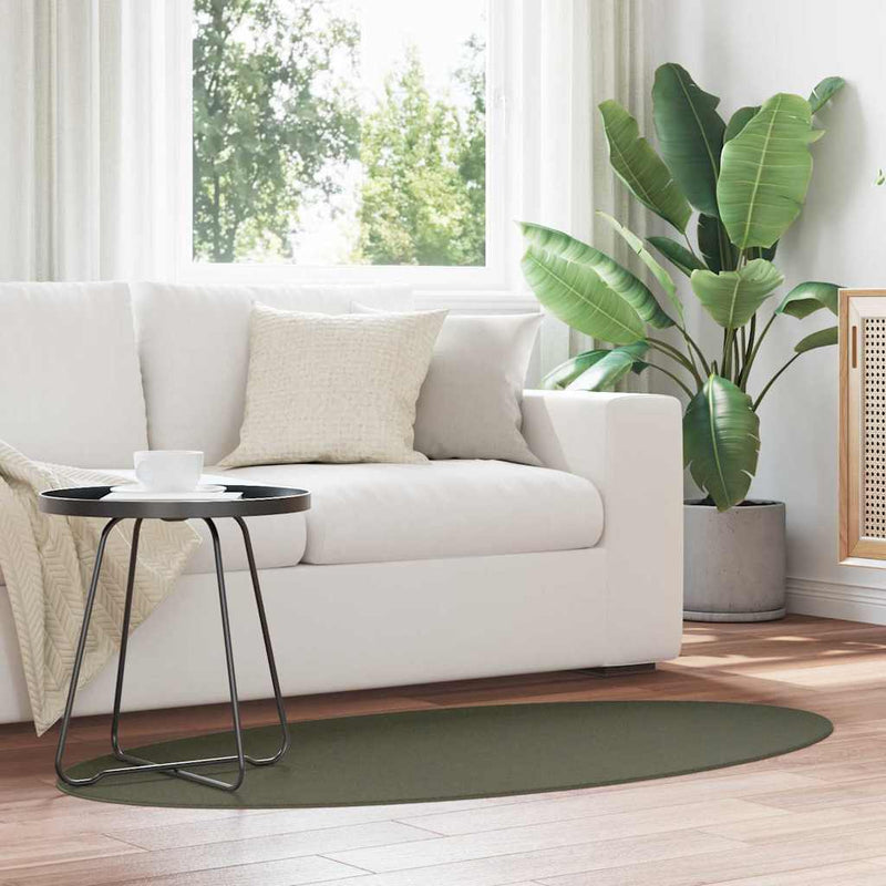 vidaXL Szőnyeg HUARTE Erdőzöld 80 x 150 cm Poliészter