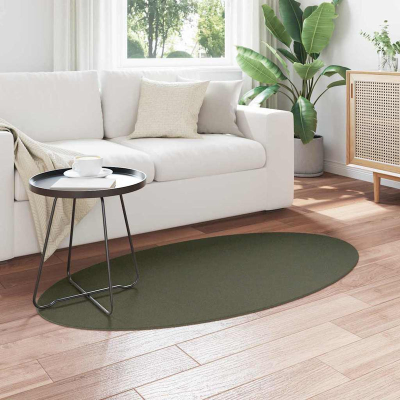 vidaXL Szőnyeg HUARTE Erdőzöld 80 x 150 cm Poliészter
