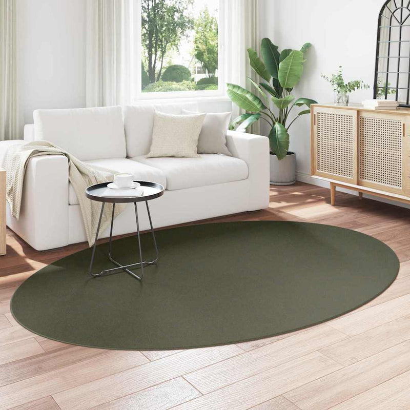 vidaXL Szőnyeg HUARTE Erdőzöld 160 x 230 cm Poliészter