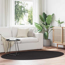 vidaXL Területszőnyegek HUARTE Fekete 140 x 200 cm 100% poliészter