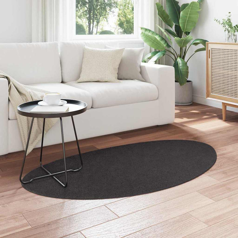 vidaXL Szőnyeg HUARTE Antracit 80 x 150 cm Poliészter