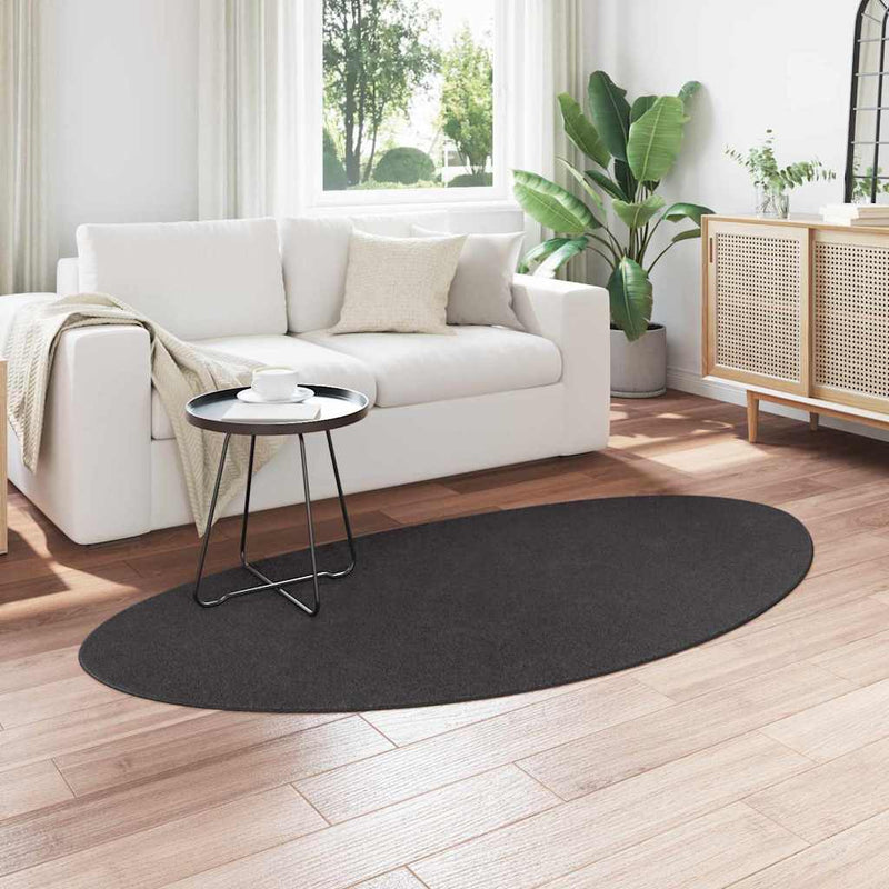vidaXL Szőnyeg HUARTE Antracit 100 x 200 cm Poliészter