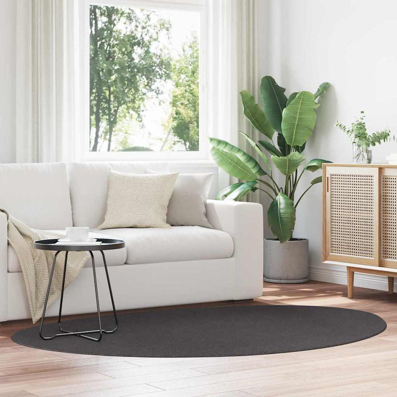vidaXL Szőnyeg HUARTE Antracit 140 x 200 cm Poliészter