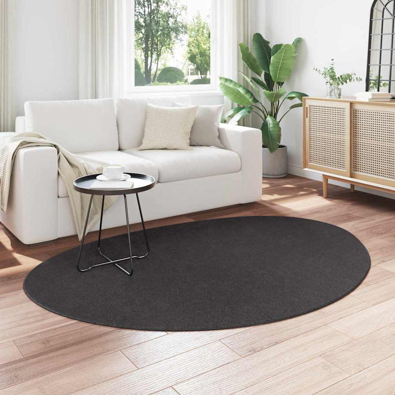 vidaXL Szőnyeg HUARTE Antracit 140 x 200 cm Poliészter