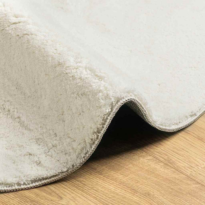vidaXL Szőnyeg HUARTE Krém 100 x 200 cm Poliészter