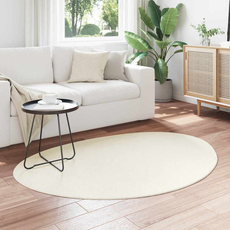 vidaXL Szőnyeg HUARTE Krém 100 x 200 cm Poliészter