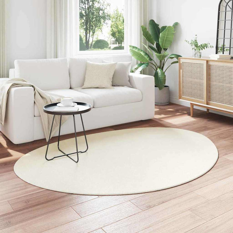 vidaXL Szőnyeg HUARTE Krém 120 x 170 cm Poliészter