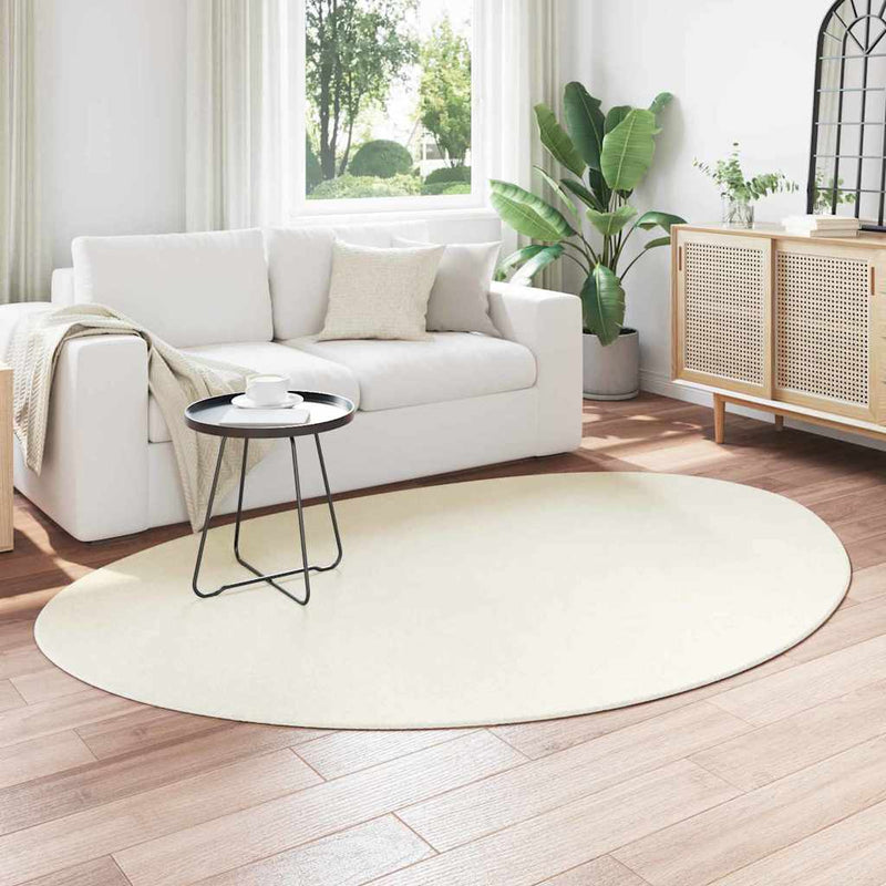 vidaXL Szőnyeg Krém 140 x 200 cm Poliészter