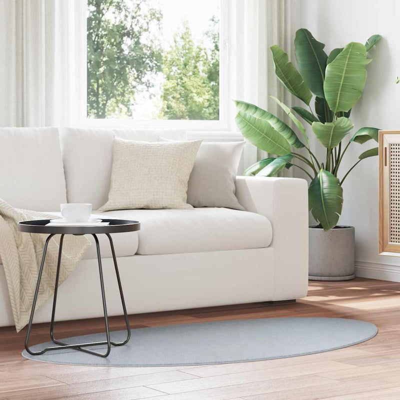 vidaXL Szőnyeg HUARTE Szürke 80 x 150 cm Poliészter