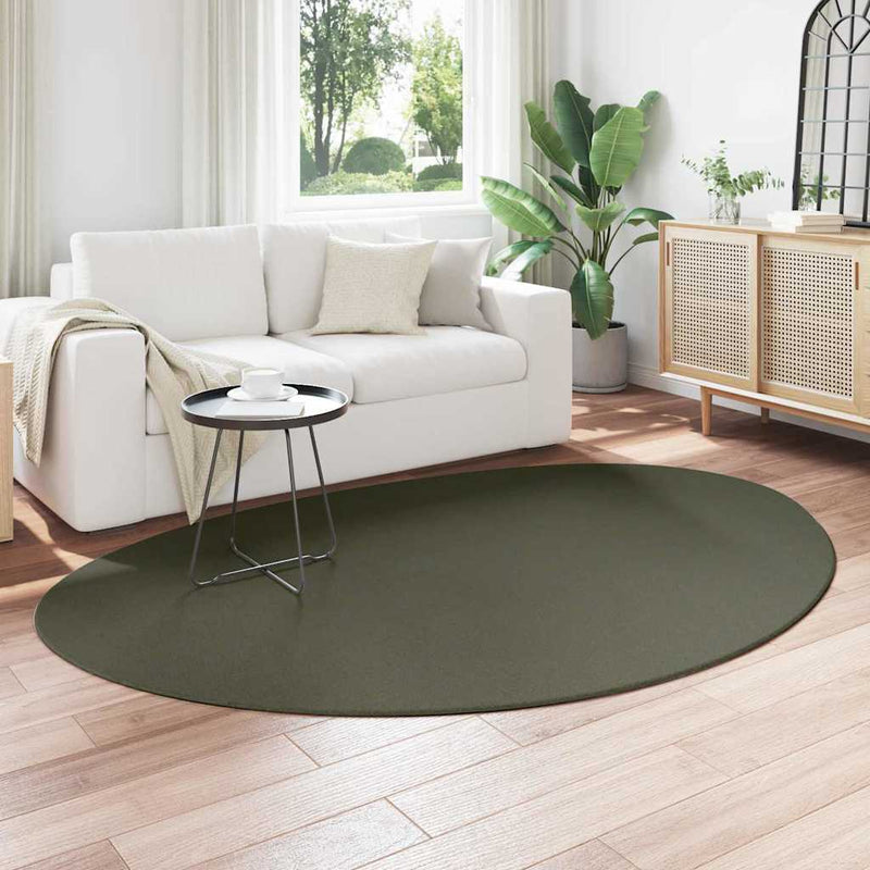 vidaXL Szőnyeg HUARTE Erdőzöld 160 x 230 cm Poliészter