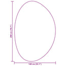 vidaXL Szőnyeg HUARTE Fekete 140 x 200 cm Poliészter