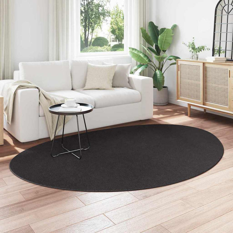 vidaXL Szőnyeg HUARTE Fekete 160 x 230 cm Poliészter