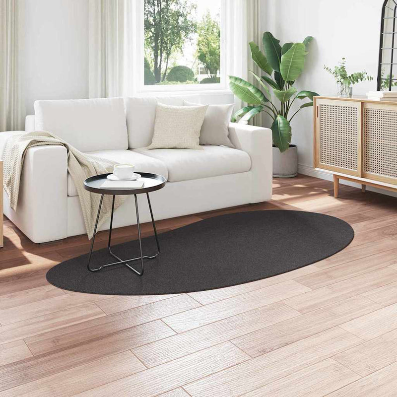 vidaXL Szőnyeg Antracit 100 x 200 cm Poliészter