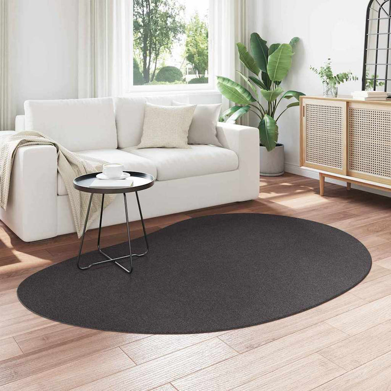 vidaXL Szőnyeg Antracit 140 x 200 cm Poliészter