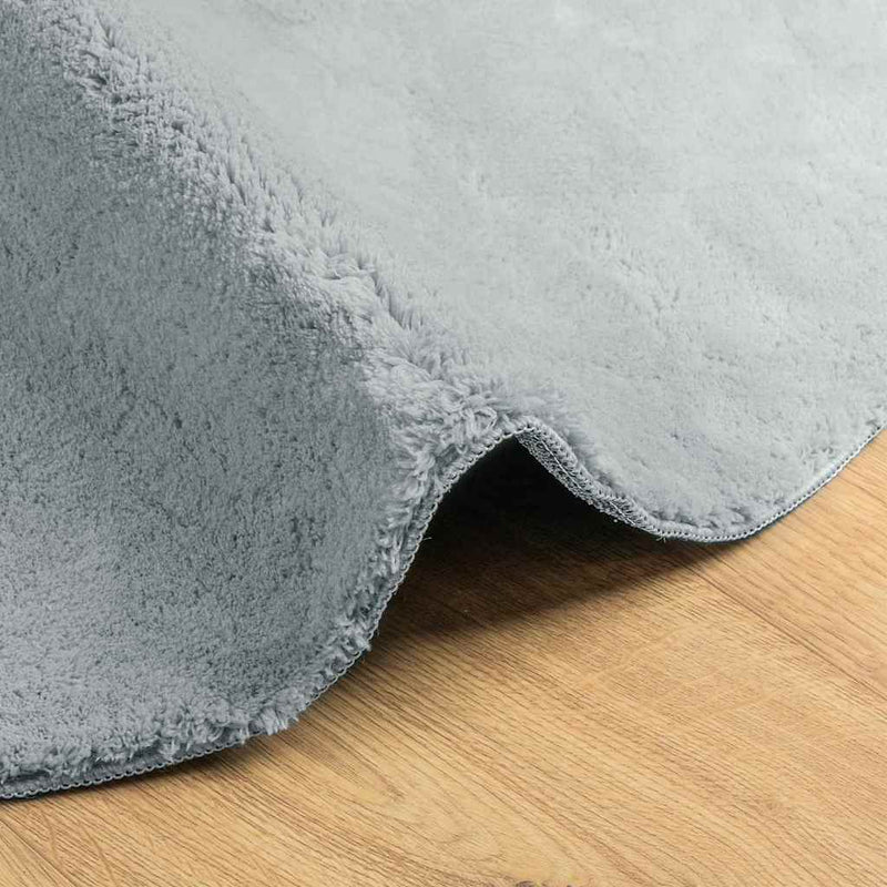 vidaXL Szőnyeg Szürke 140 x 200 cm Poliészter