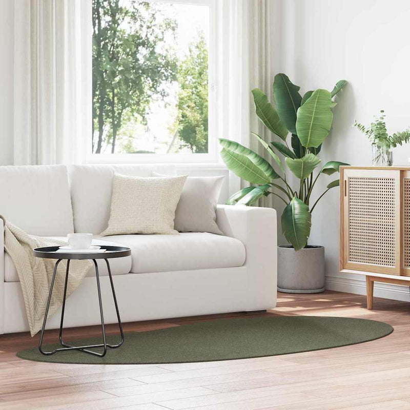 vidaXL Szőnyeg Erdőzöld 100 x 200 cm Poliészter