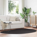 vidaXL Szőnyeg Fekete 140 x 200 cm Poliészter