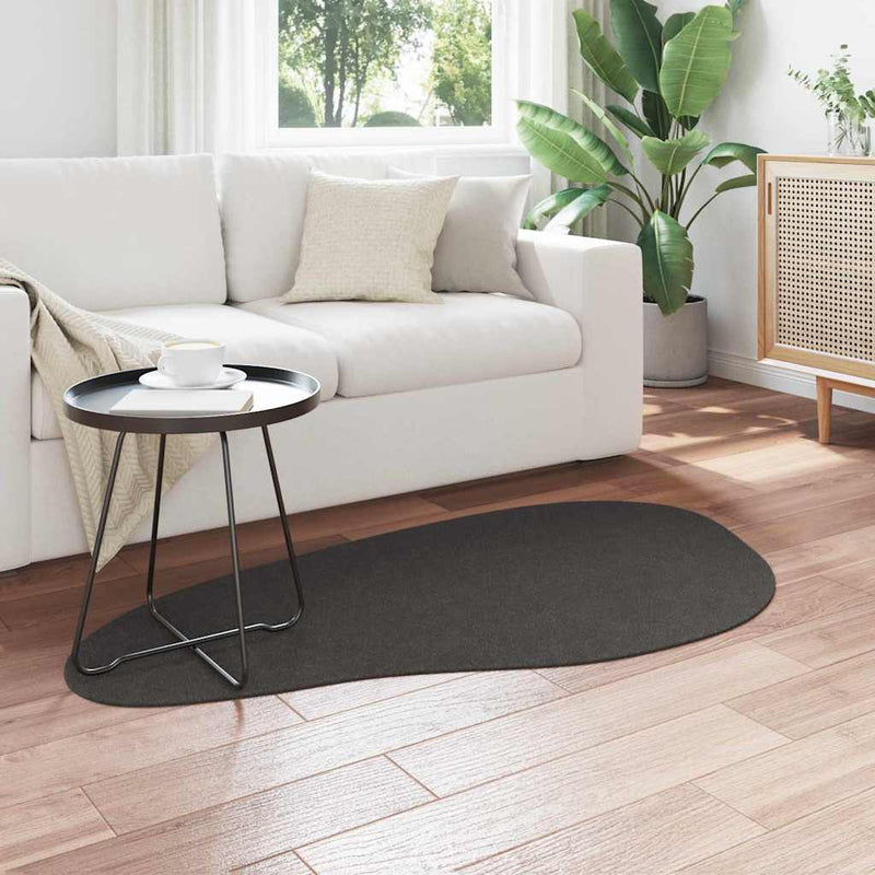 vidaXL Szőnyeg HUARTE Antracit 80 x 150 cm Poliészter