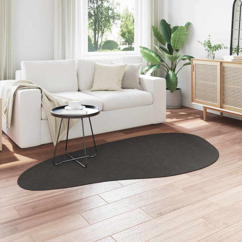 vidaXL Szőnyeg HUARTE Antracit 100 x 200 cm Poliészter