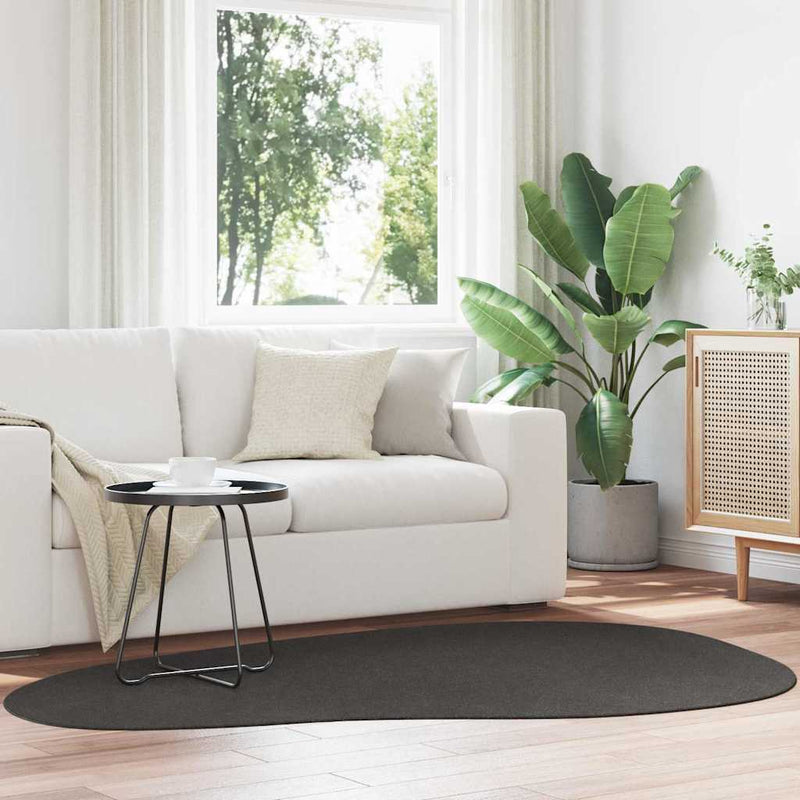 vidaXL Szőnyeg HUARTE Antracit 140 x 200 cm Poliészter