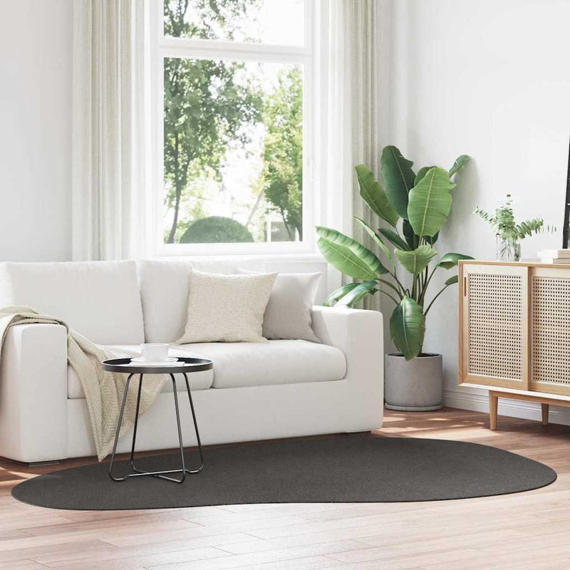 vidaXL Szőnyeg HUARTE Antracit 160 x 230 cm Poliészter