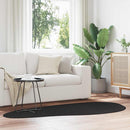 vidaXL Szőnyeg HUARTE Fekete 100 x 200 cm Poliészter