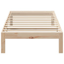 vidaXL tömör fenyőfa ágy matrac nélkül 90 x 200 cm