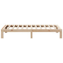 vidaXL tömör fenyőfa ágy matrac nélkül 90 x 200 cm
