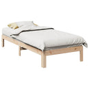 vidaXL tömör fenyőfa ágy matrac nélkül 90 x 200 cm
