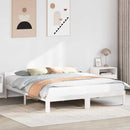 vidaXL fehér tömör fenyőfa ágy matrac nélkül 180 x 200 cm
