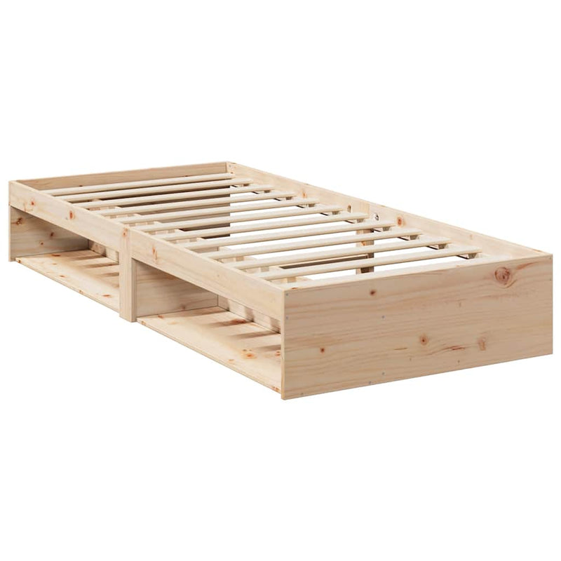 vidaXL kanapéágy ágy matrac 100x200 cm tömör fa fenyőfa
