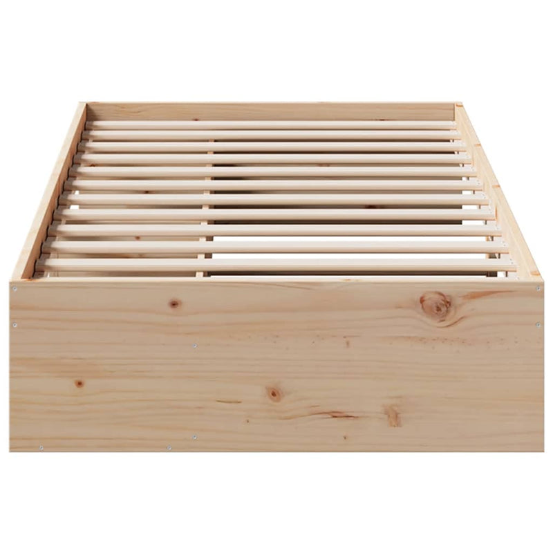 vidaXL tömör fenyőfa kanapéágy matrac nélkül 90 x 200 cm