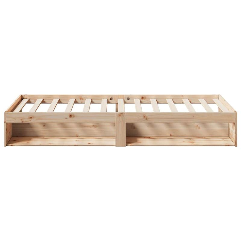 vidaXL tömör fenyőfa kanapéágy matrac nélkül 90 x 200 cm