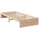 vidaXL tömör fenyőfa kanapéágy matrac nélkül 90 x 200 cm