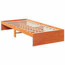 vidaXL viaszbarna tömör fenyőfa kanapéágy matrac nélkül 80 x 200 cm